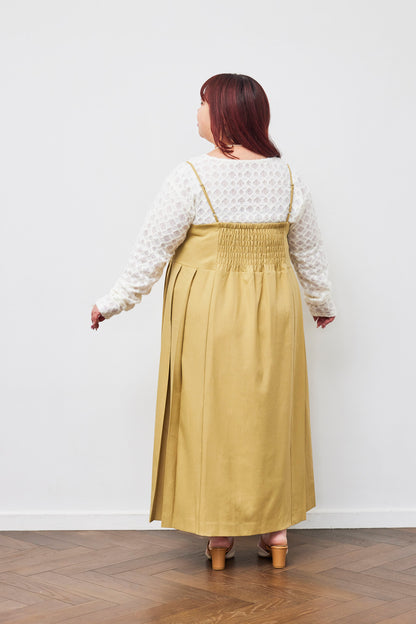 Pleated Camisole Dress