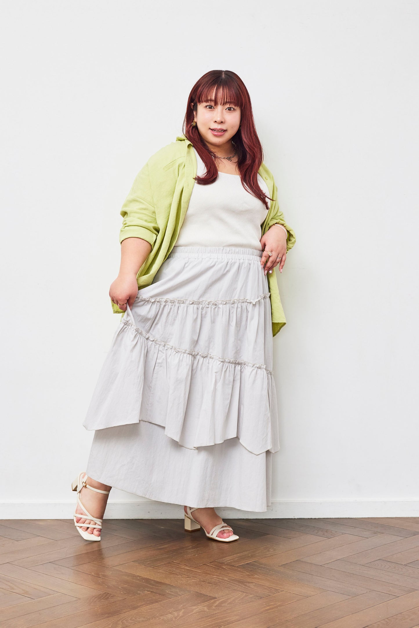 Asymmetrical Tiered Skirt