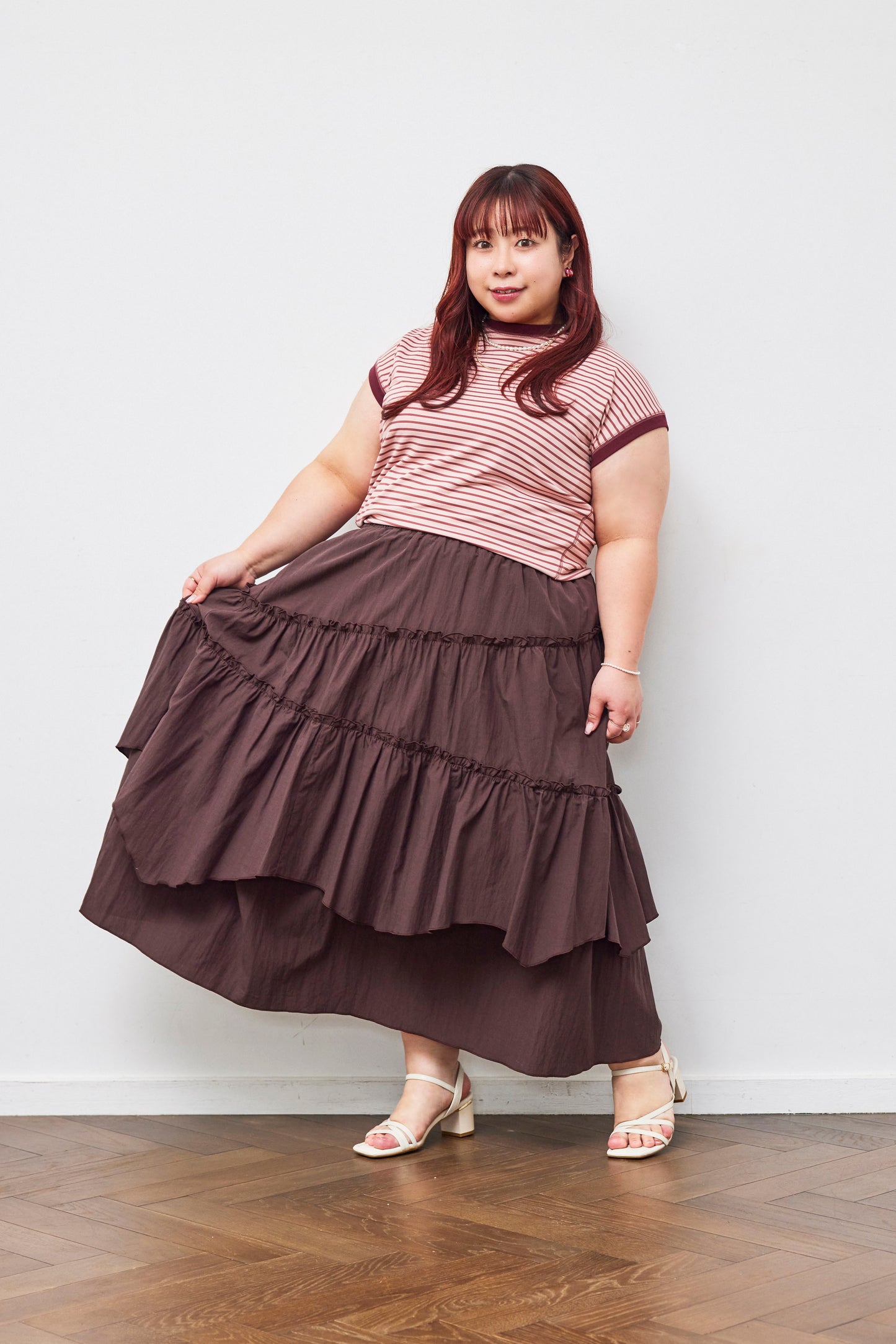 Asymmetrical Tiered Skirt