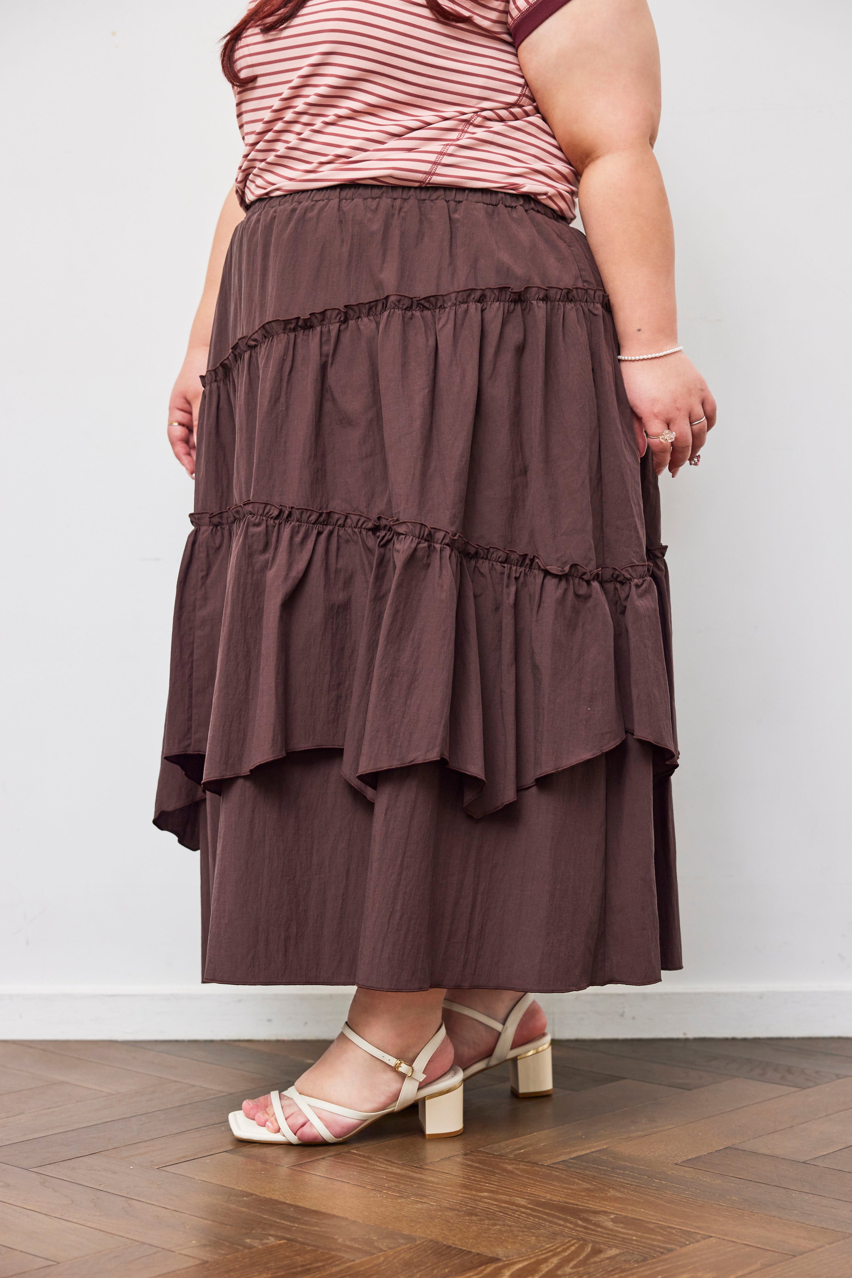 Asymmetrical Tiered Skirt – Moturé