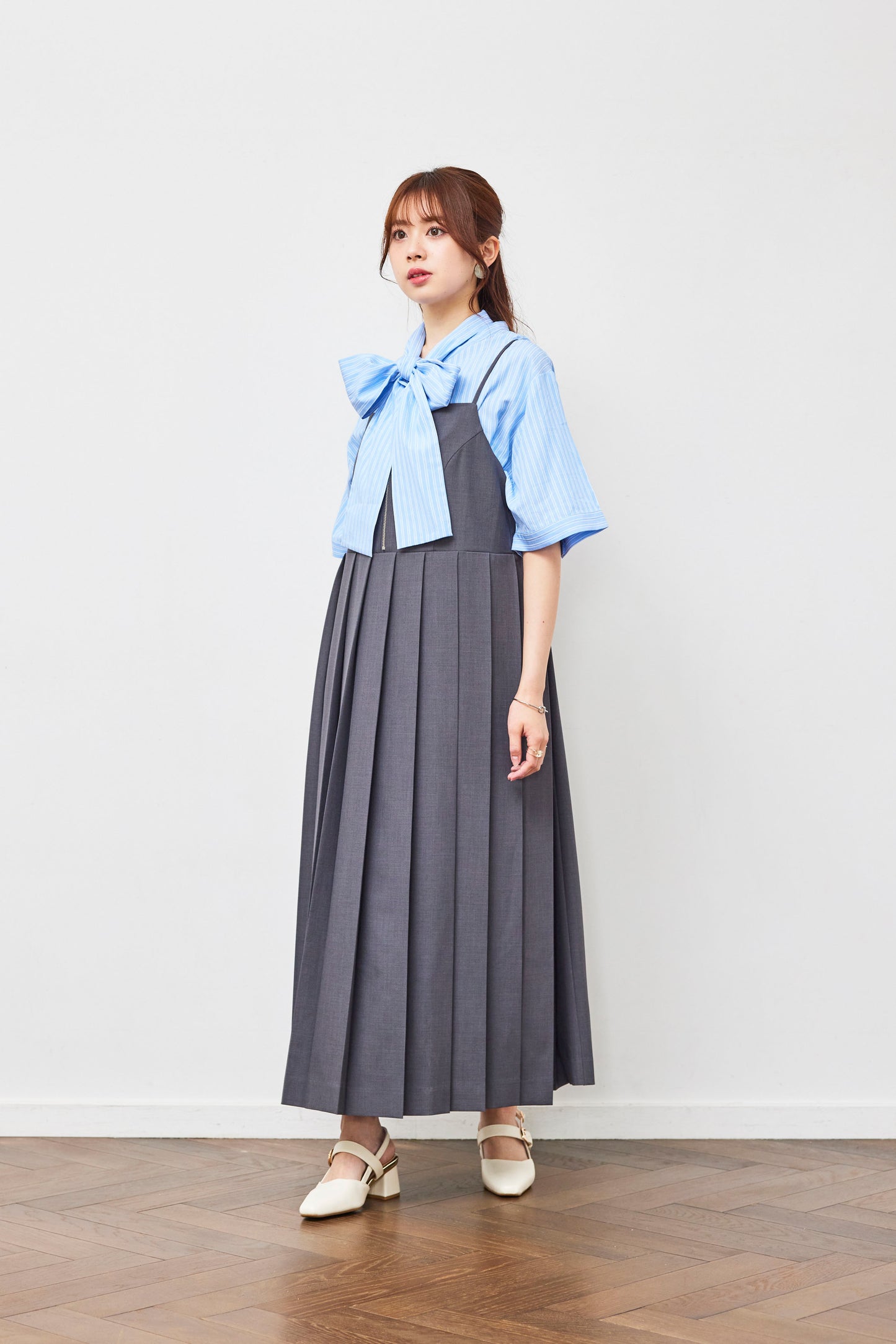 Stripe Bow-Tie Tunic
