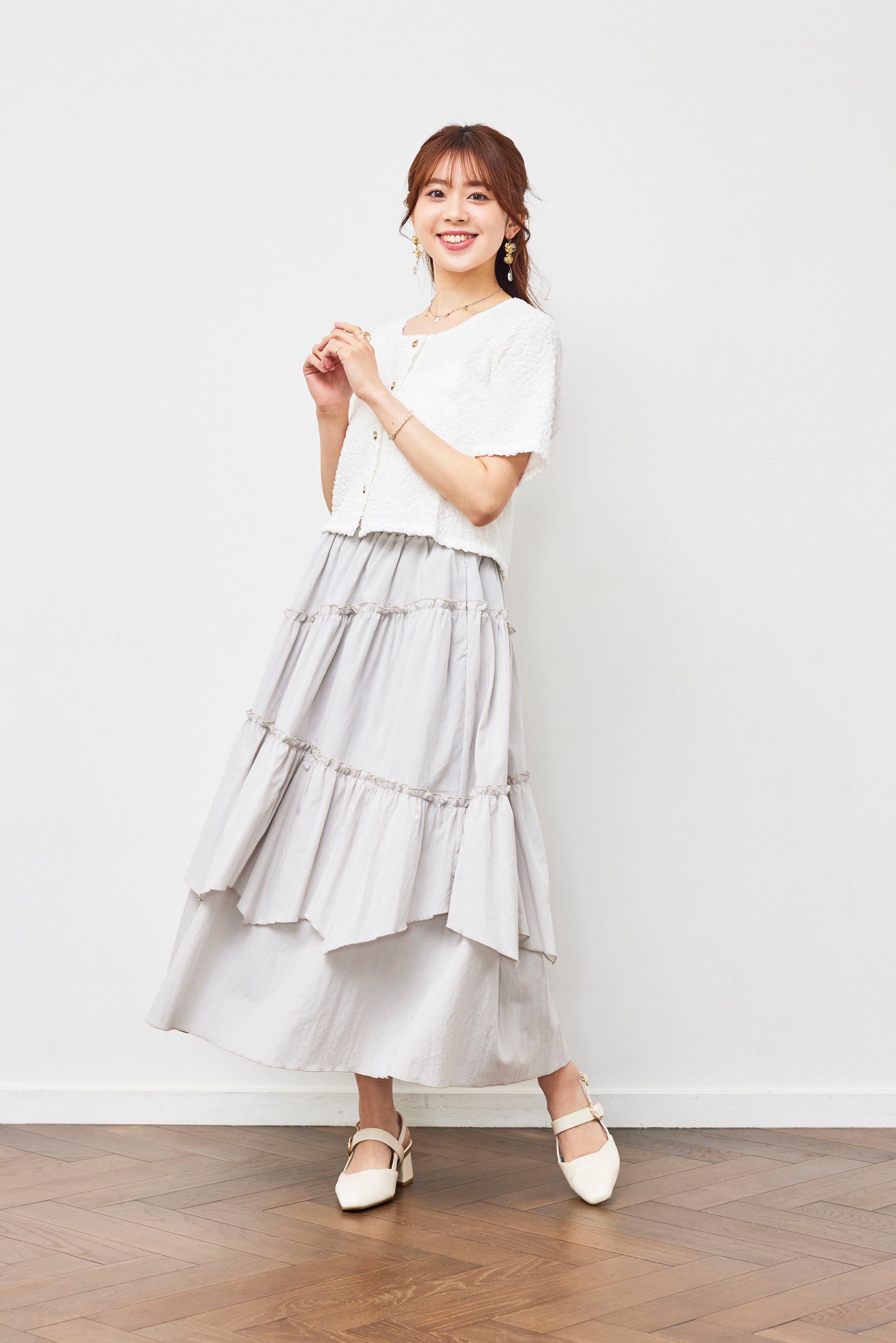 Asymmetrical Tiered Skirt – Moturé