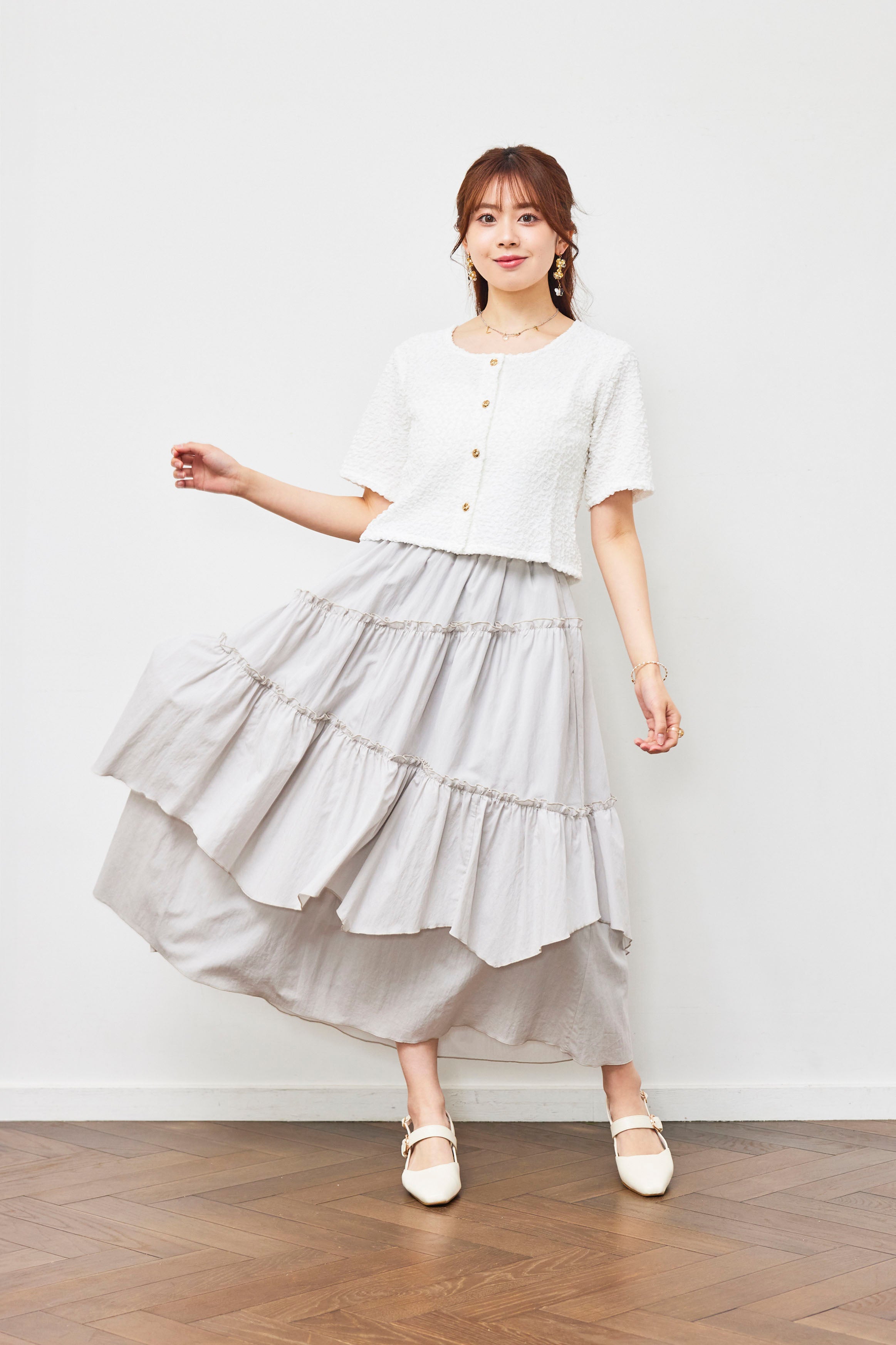 Asymmetrical Tiered Skirt – Moturé