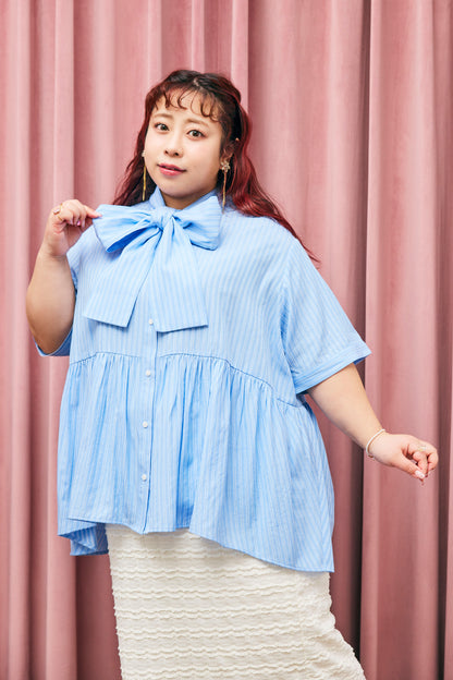 Stripe Bow-Tie Tunic