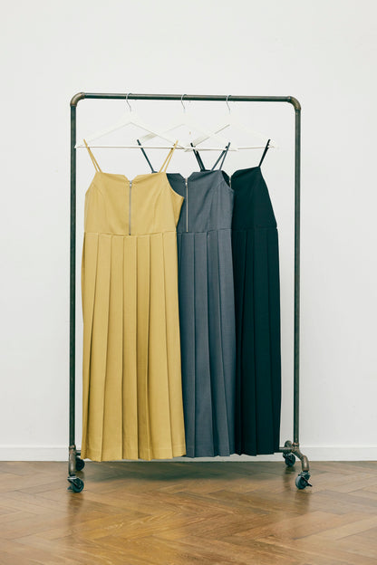 Pleated Camisole Dress