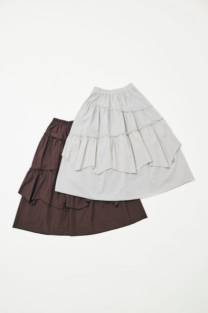 Asymmetrical Tiered Skirt